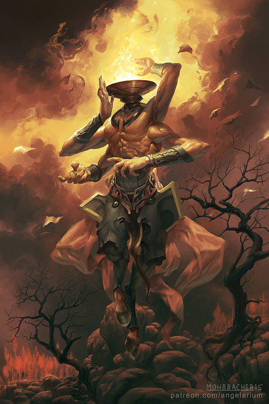 uriel, angel of flame