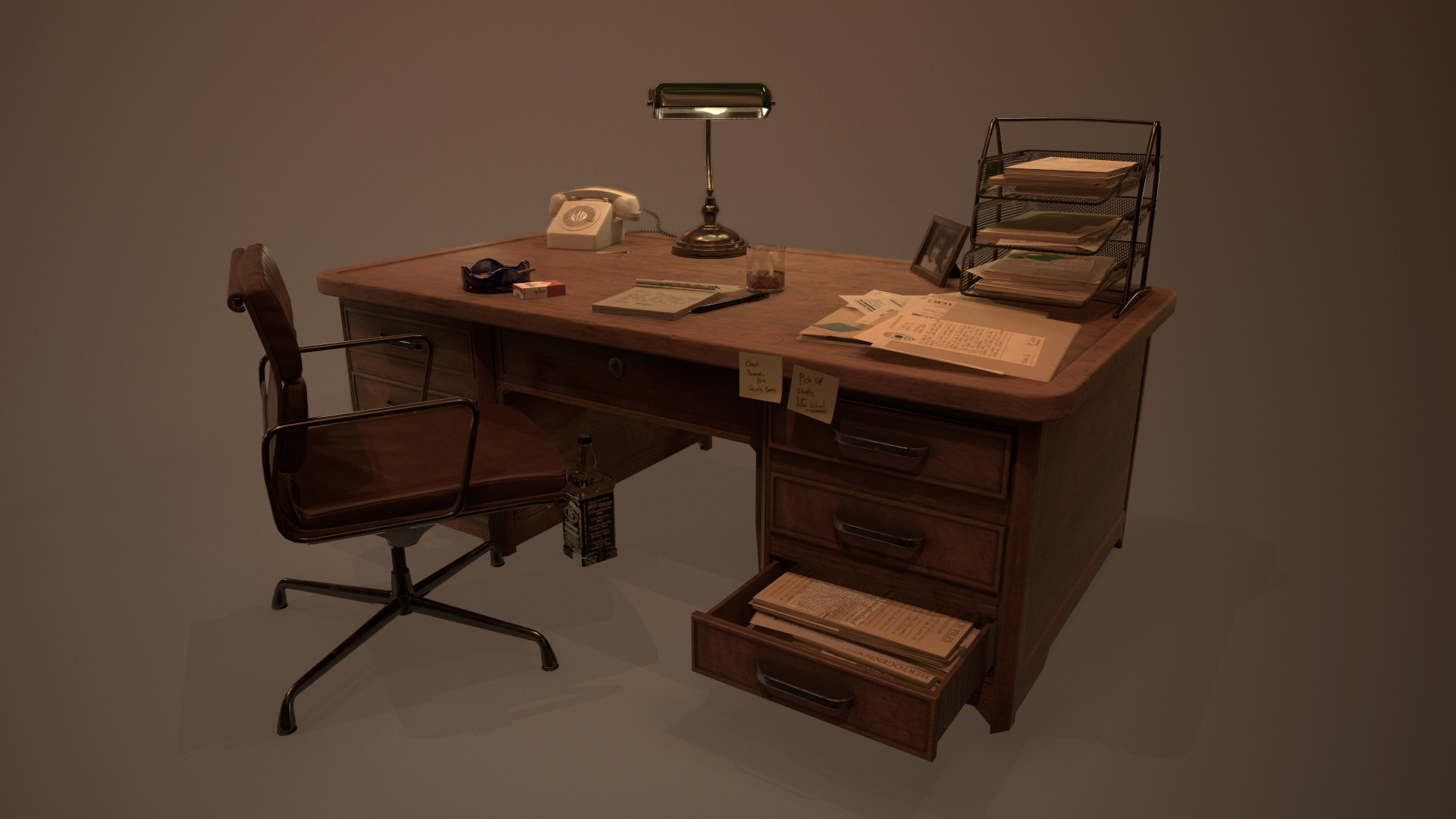 Tied desk
