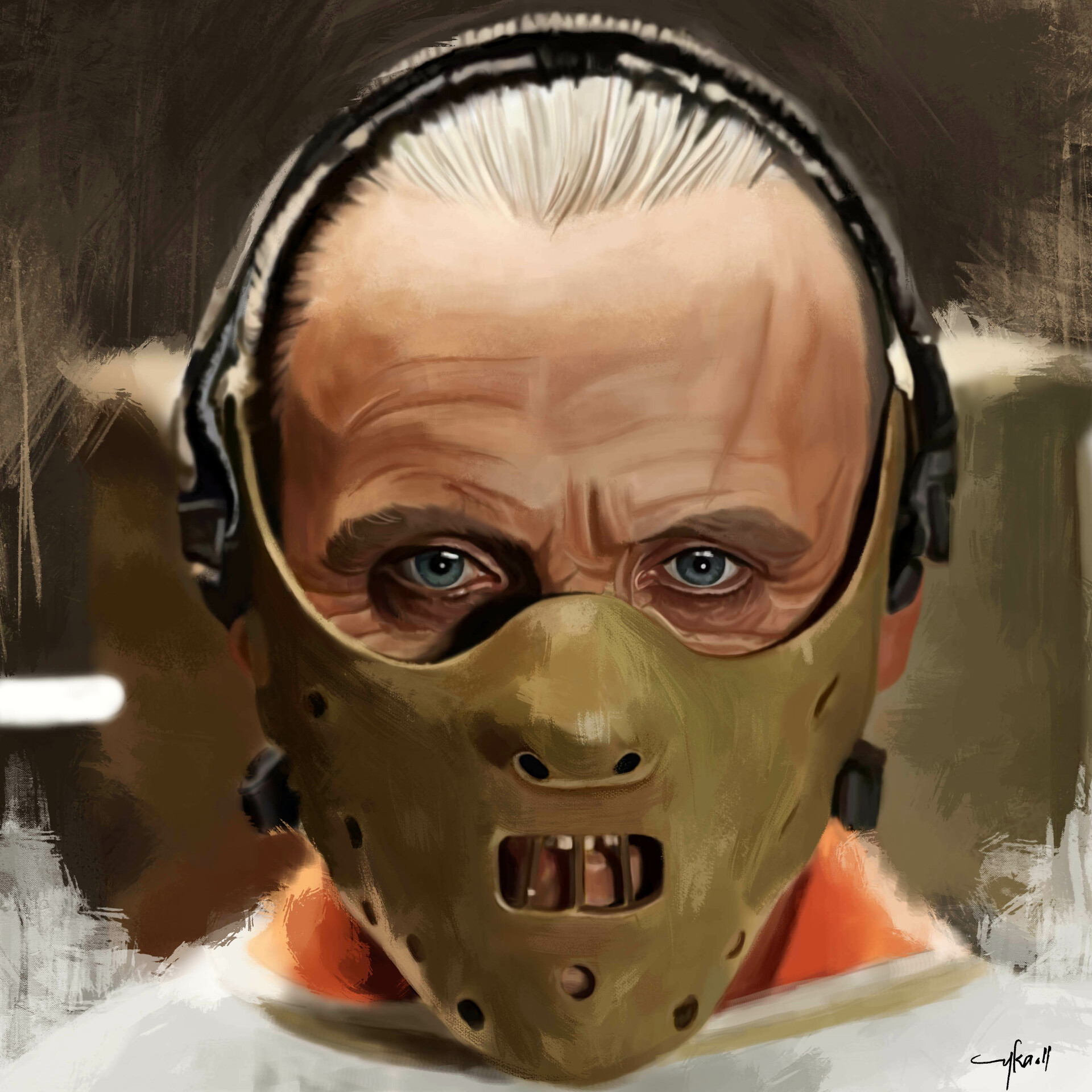 Шлем 'Молчание ягнят' купить со скидкой в секс шопе  Фетиш и BDSM  Шлемы, маски