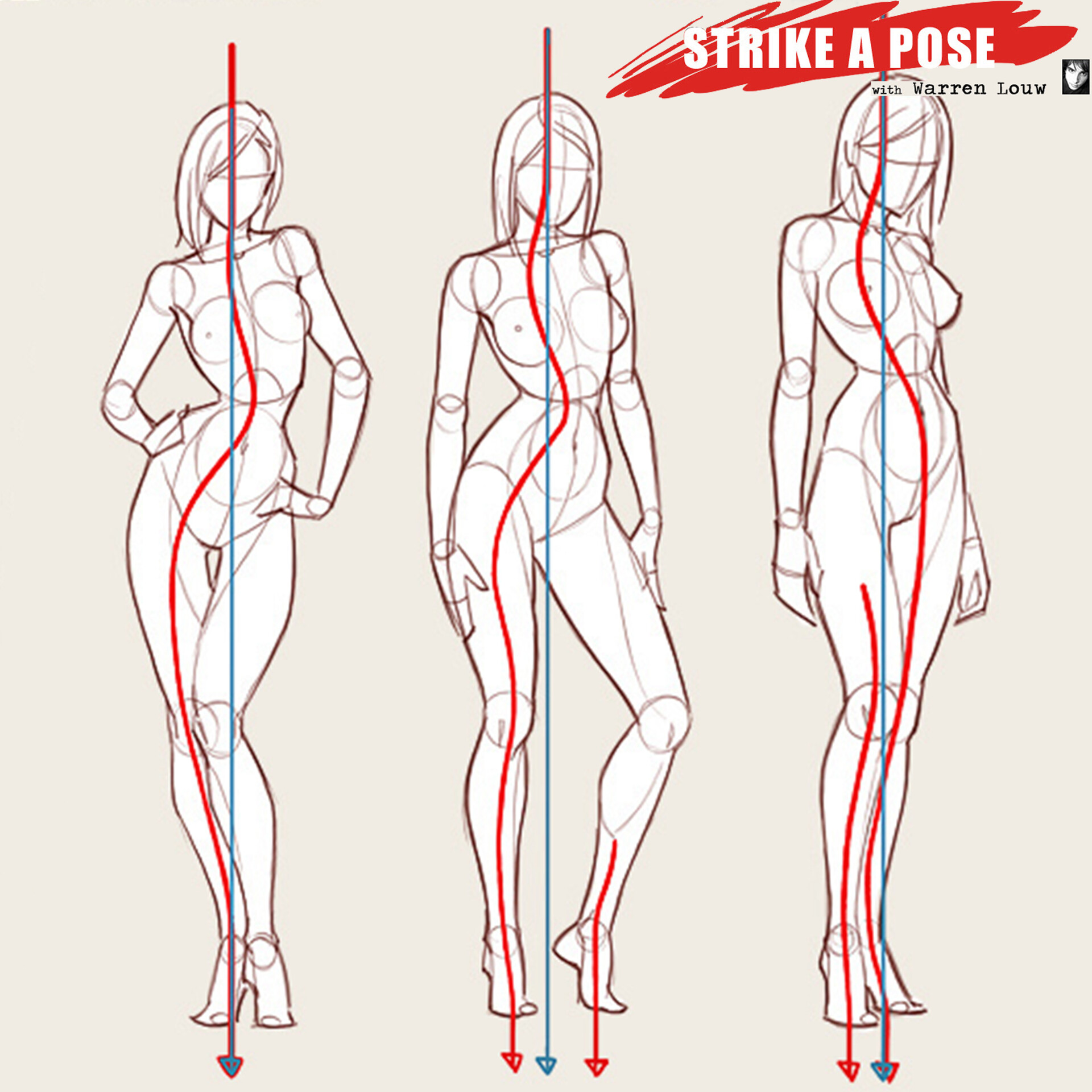 Standing position women