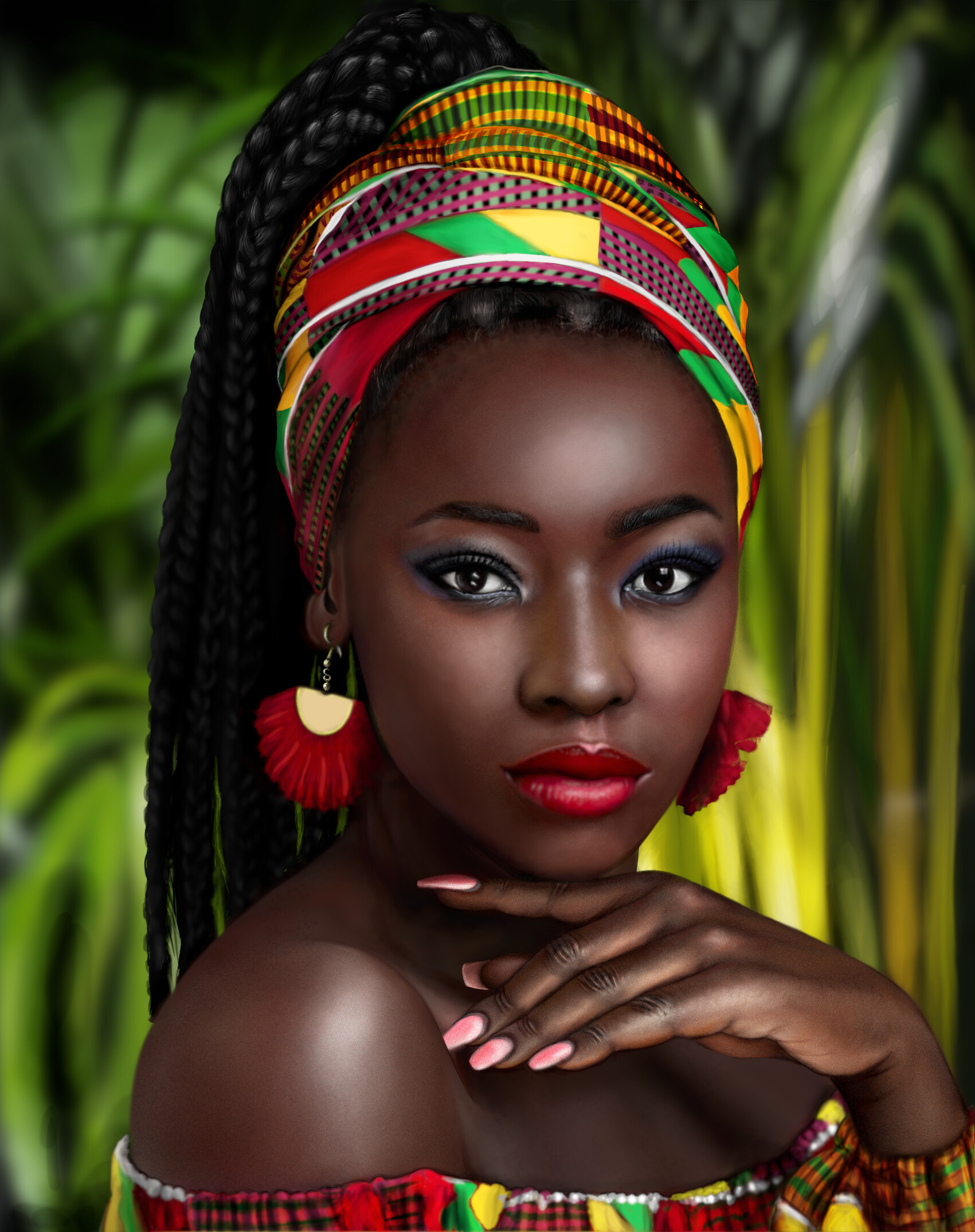 Russian girl african photos