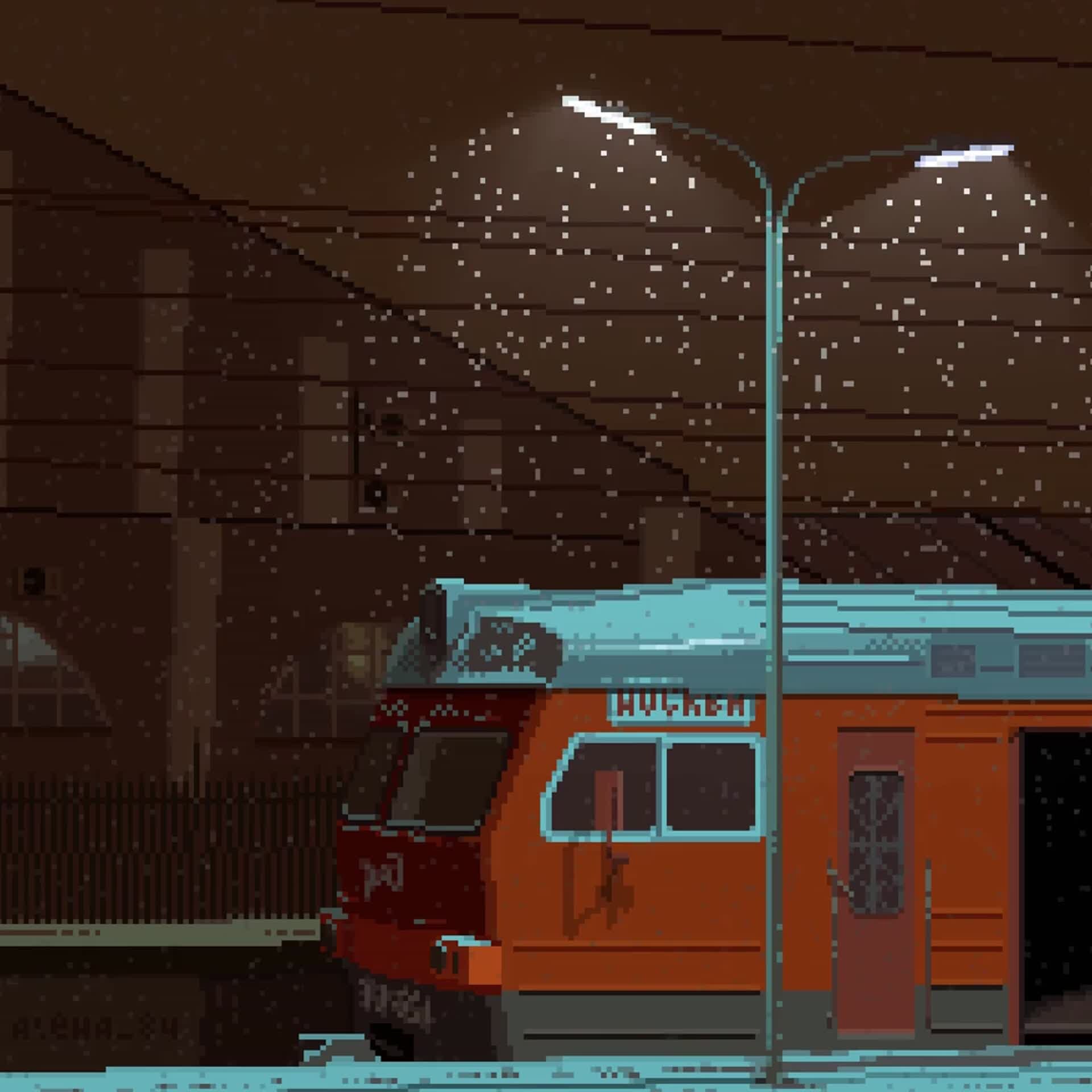 Поезда арт