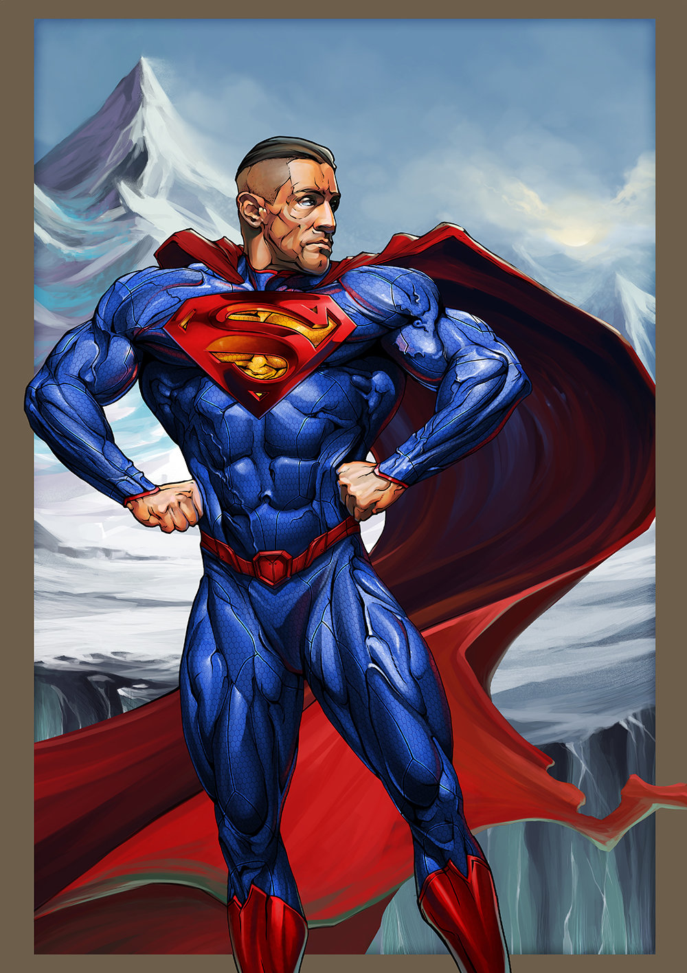 ArtStation - Lantos Johnny - Man of Steel Alterego