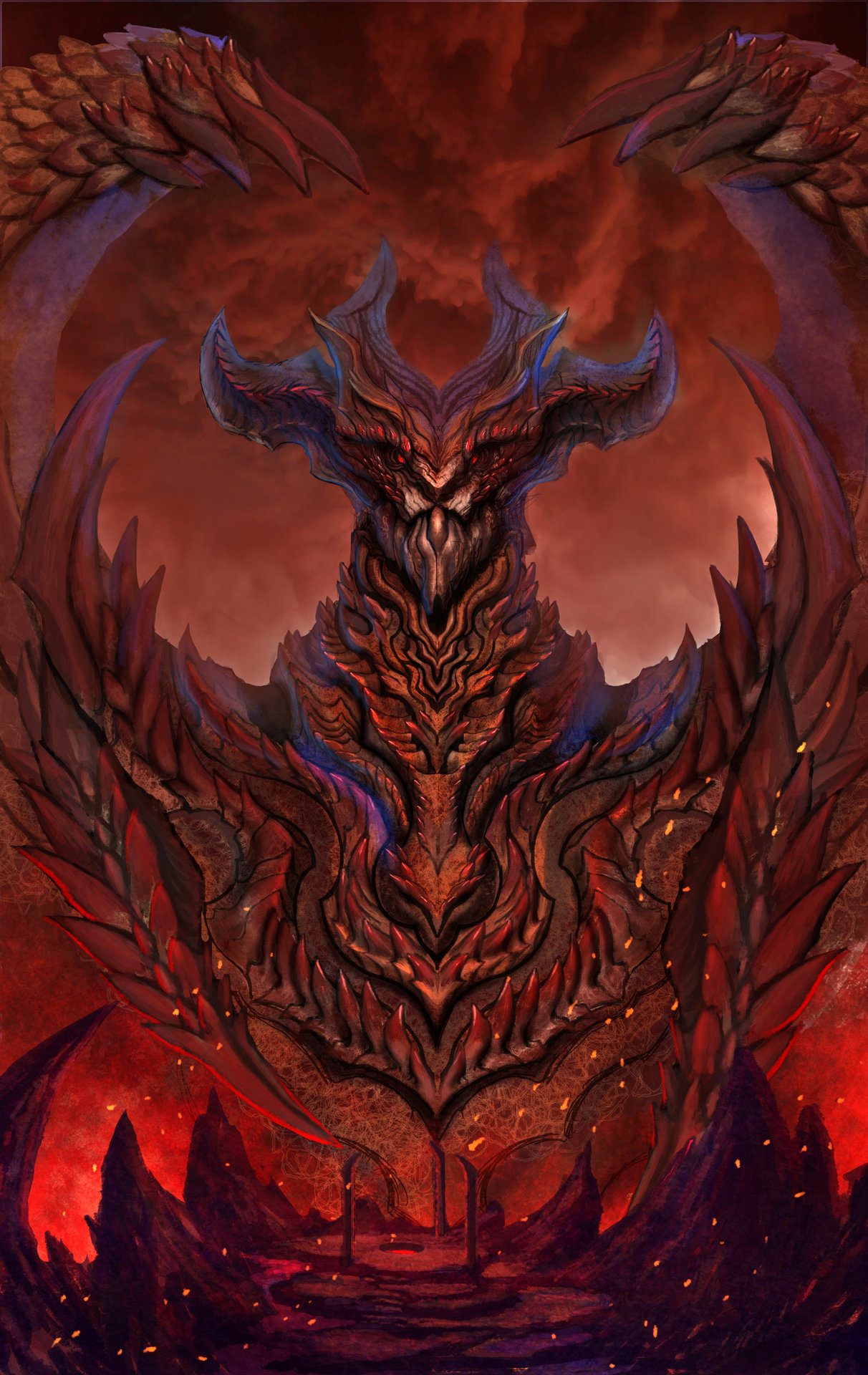 ArtStation - Red Dragon