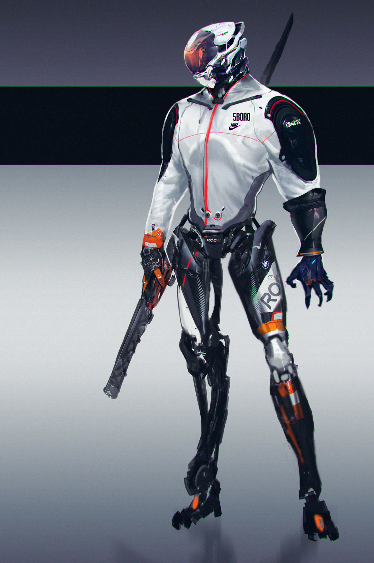 Ninjam, Shinku Kim | Sci Fi Concept Art, Robot Concept Art, Character Art