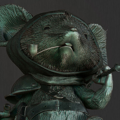 3D Fan art for the Mouse Guard of David Petersen- ZBRUSH