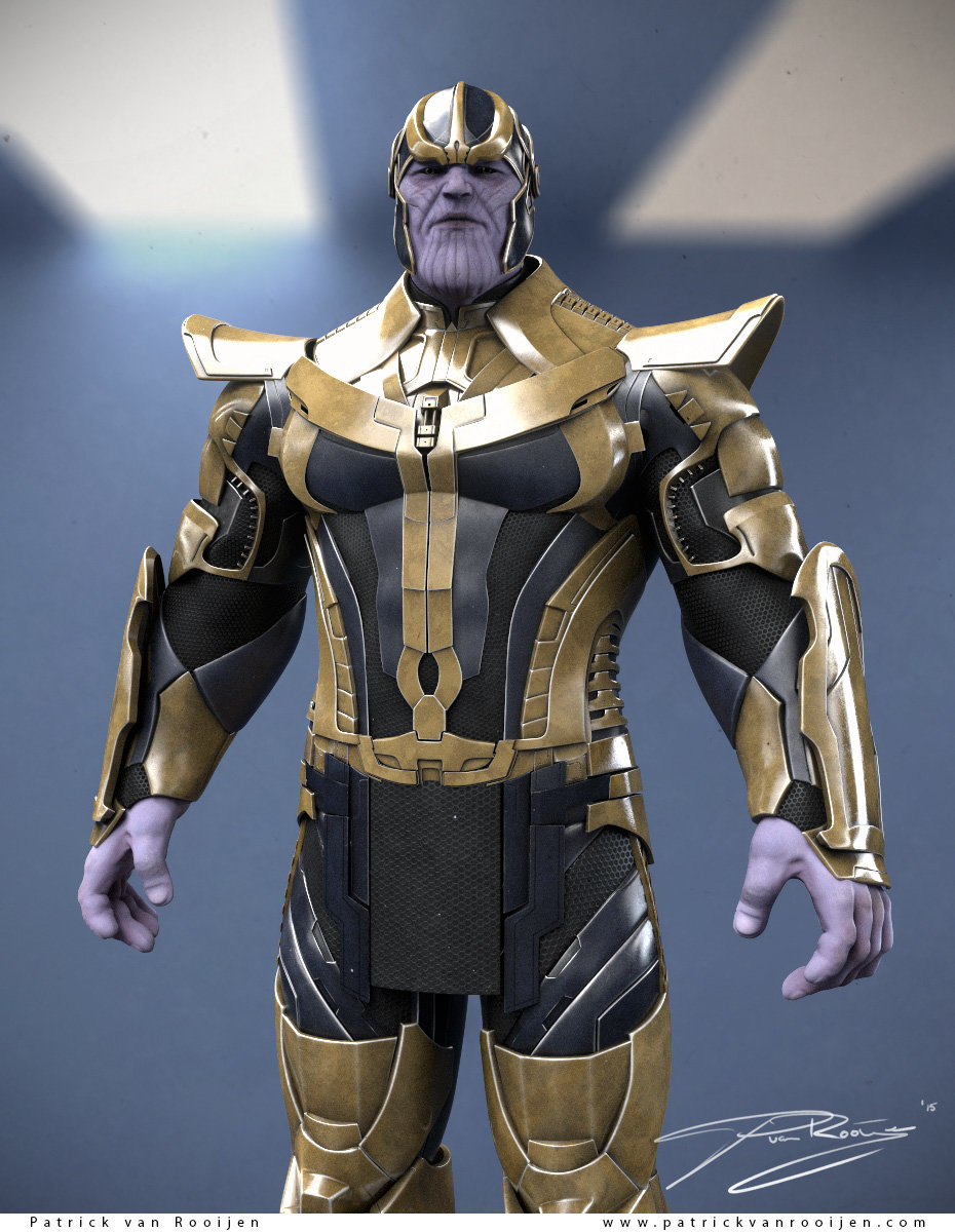 ArtStation - Thanos, Patrick van Rooijen