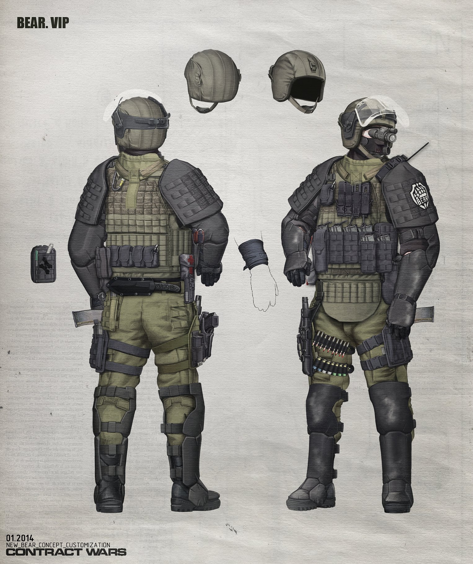 ArtStation - Contract Wars Standalone USEC operator model