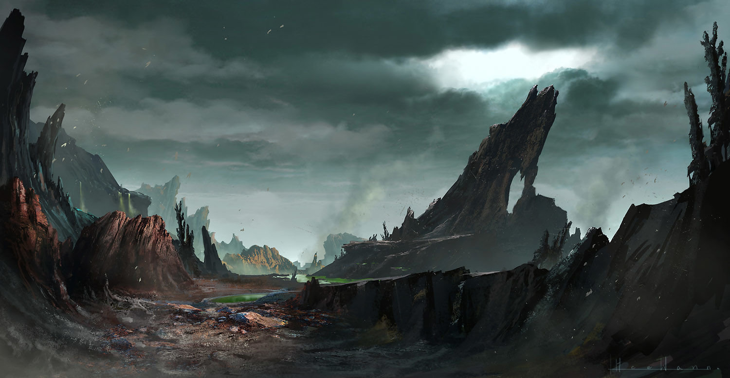 ArtStation - A Dormant Volcano 1