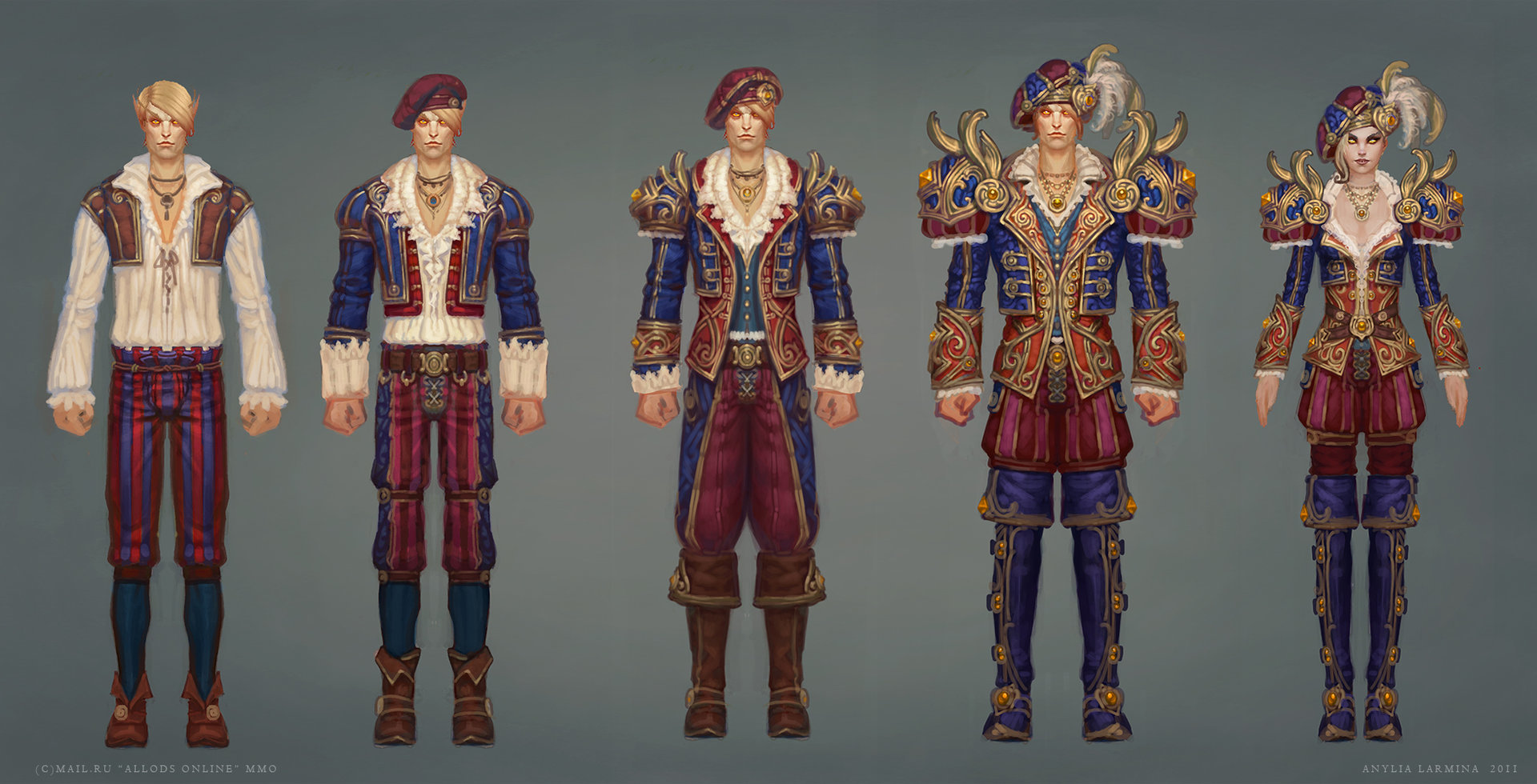 ArtStation - Allods Online Armors And Costumes Concept Art