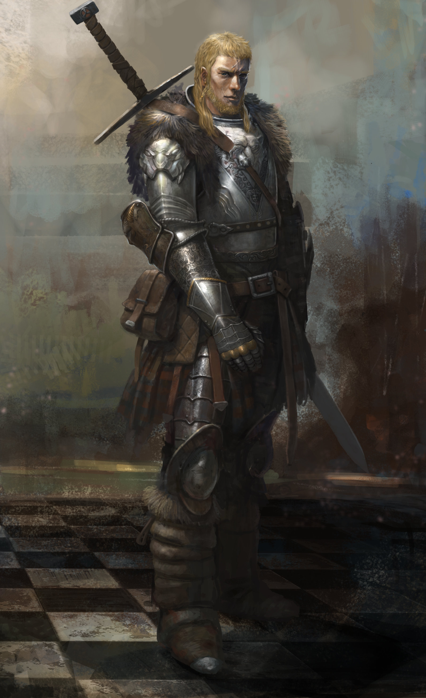 ArtStation - warrior , sung_wha Jung