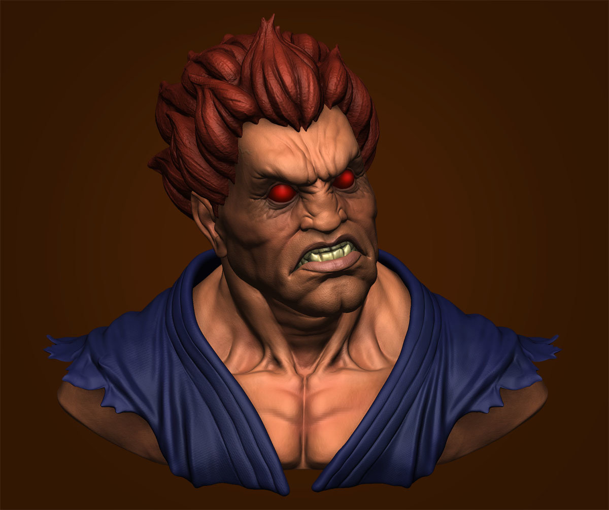 ArtStation - Akuma fan art - Older Stuff