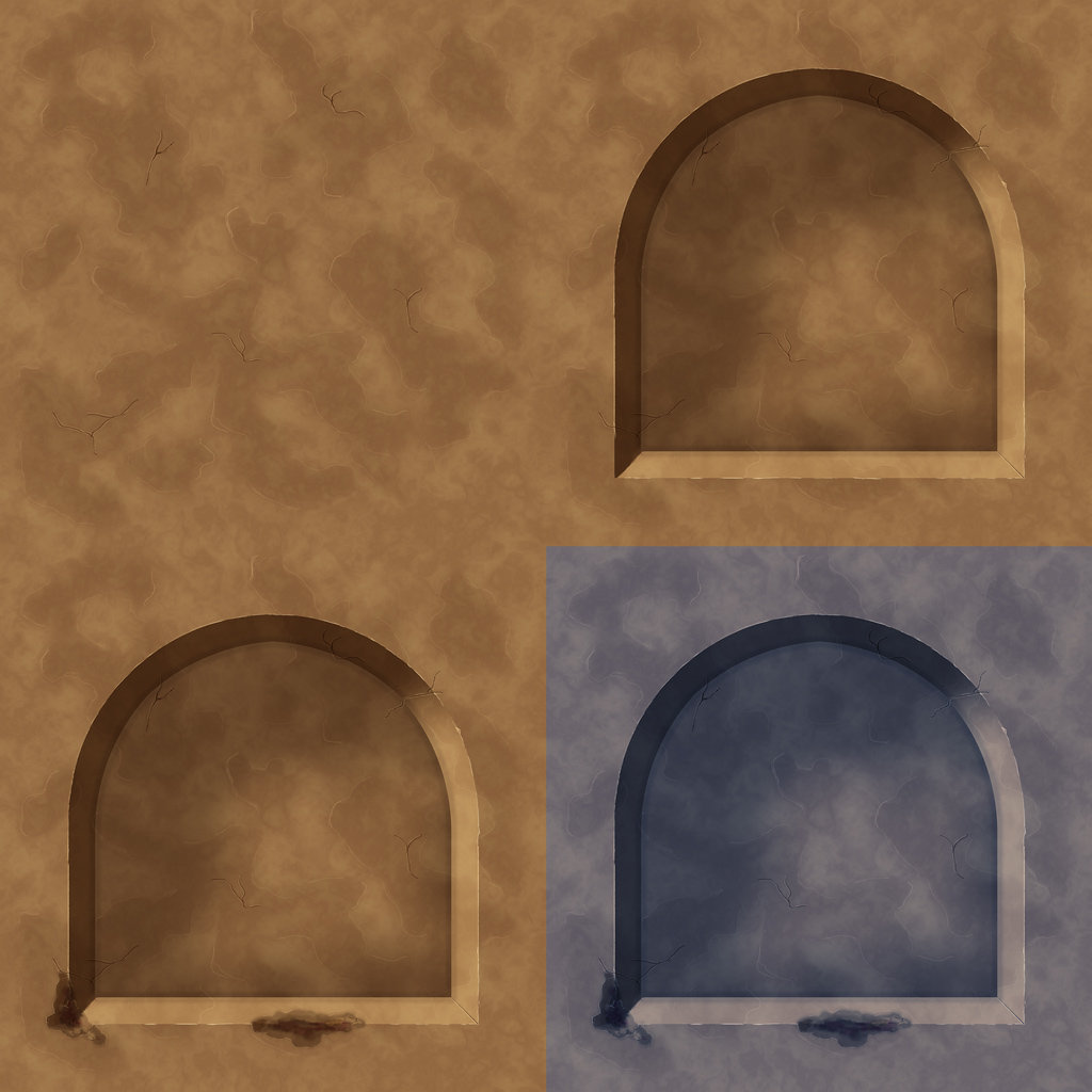 ArtStation - Hand-painted Wall Textures
