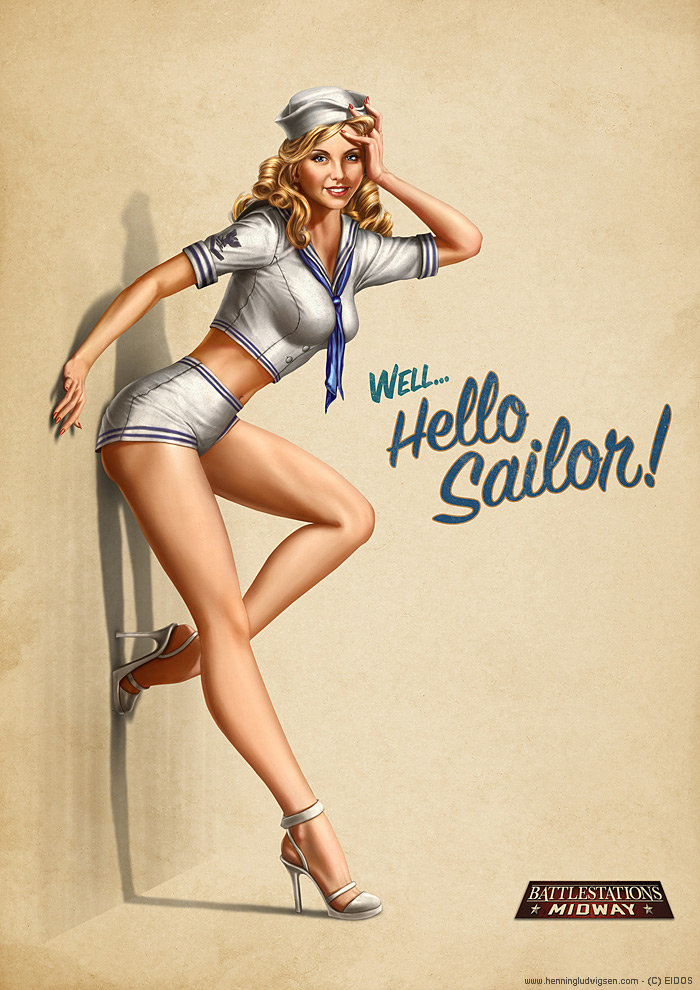 Henning Ludvigsen Battlestations Midway Pin Ups 5633