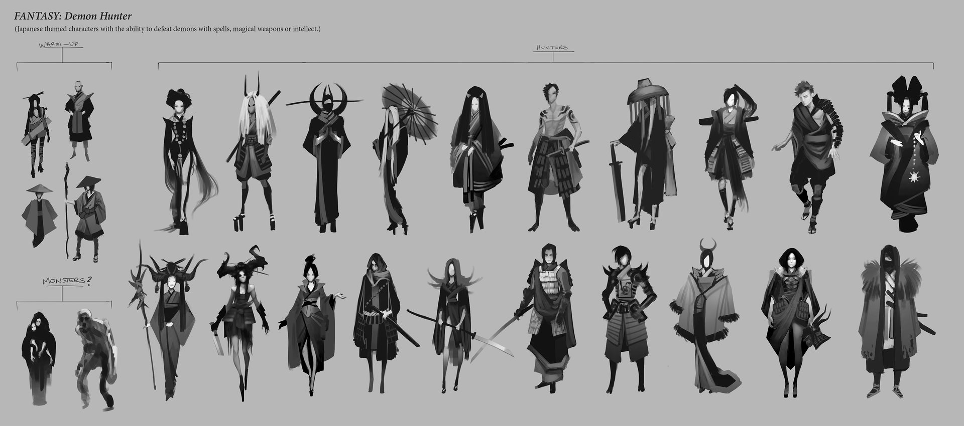 ArtStation - Character Thumbnail Process, Cecilia Daude