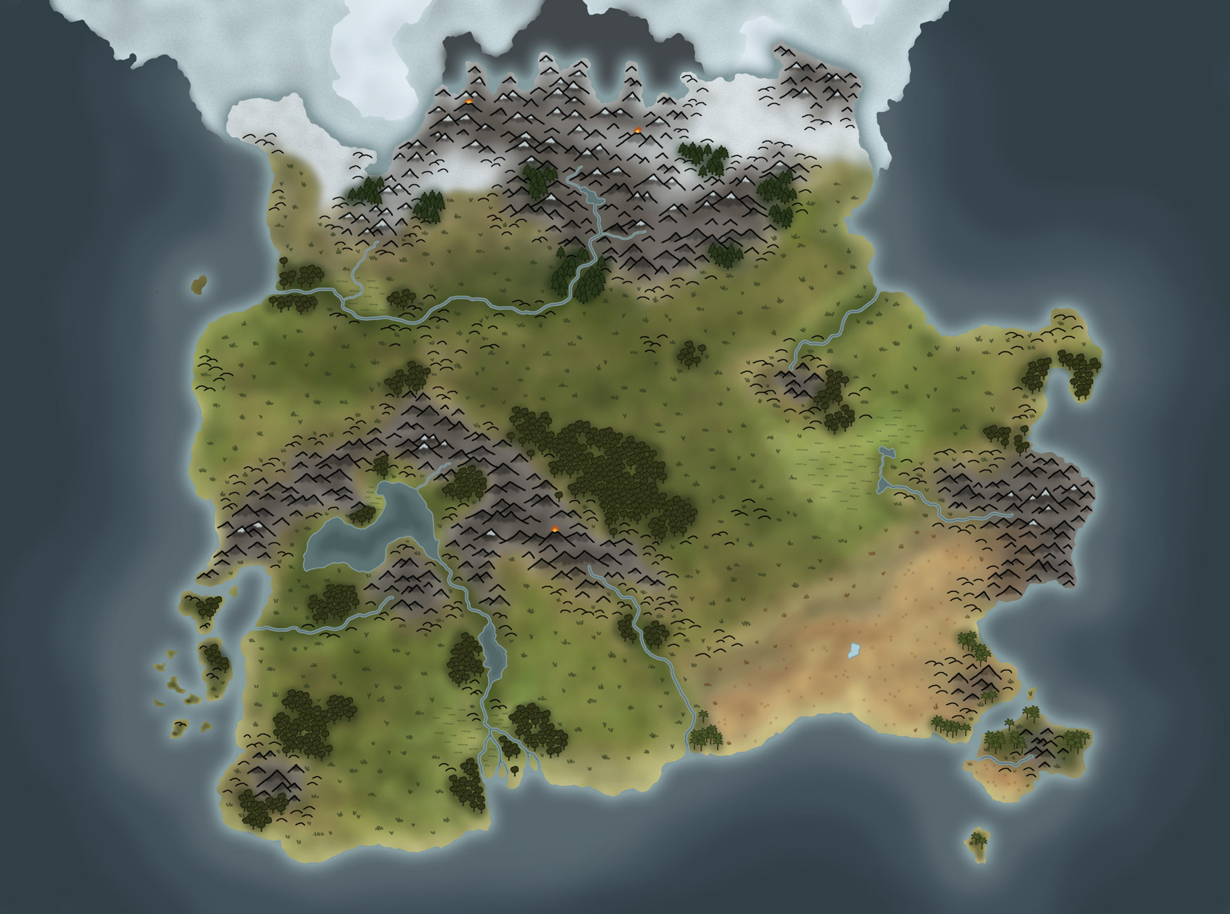 Pathfinder - Custom World Map (WIP), Arne Haschen.