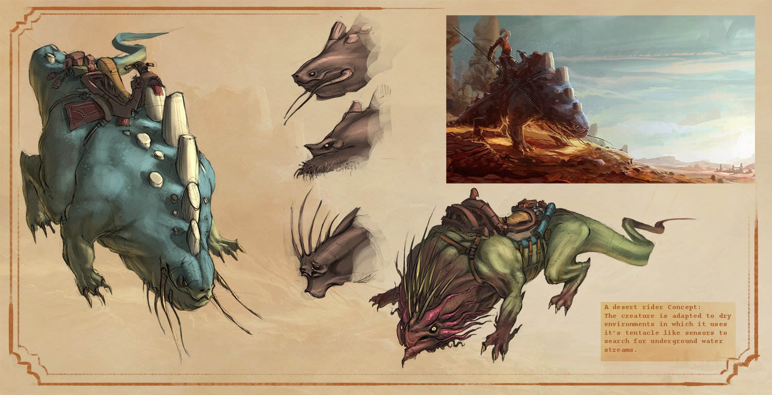 ArtStation - Creature Design Sheet, Domen Kozelj