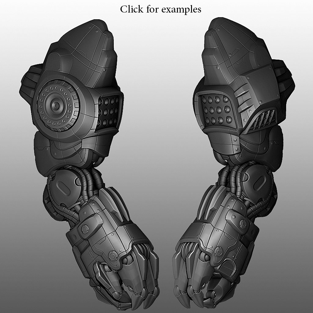 ArtStation - Mech Arm for a robot Laboratory