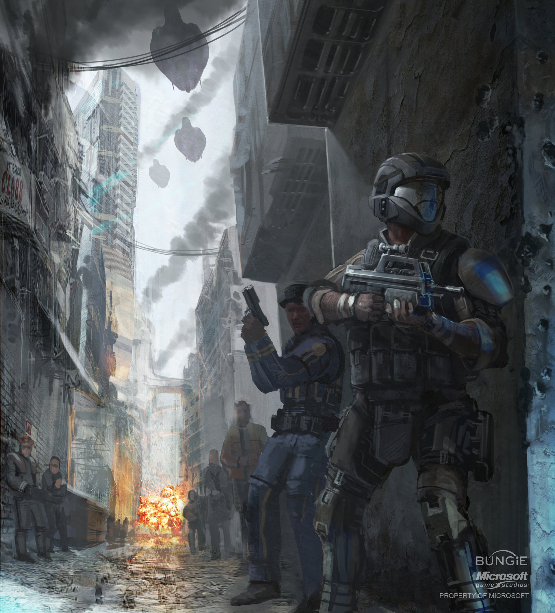 ArtStation - Halo 3: ODST promotional work, Isaac Hannaford