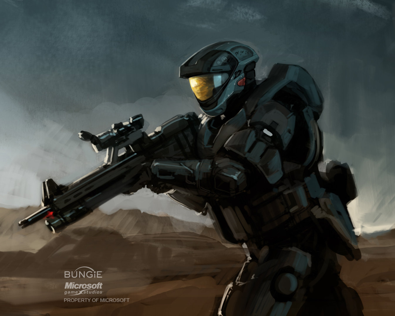 ArtStation Halo REACH Spartan studies