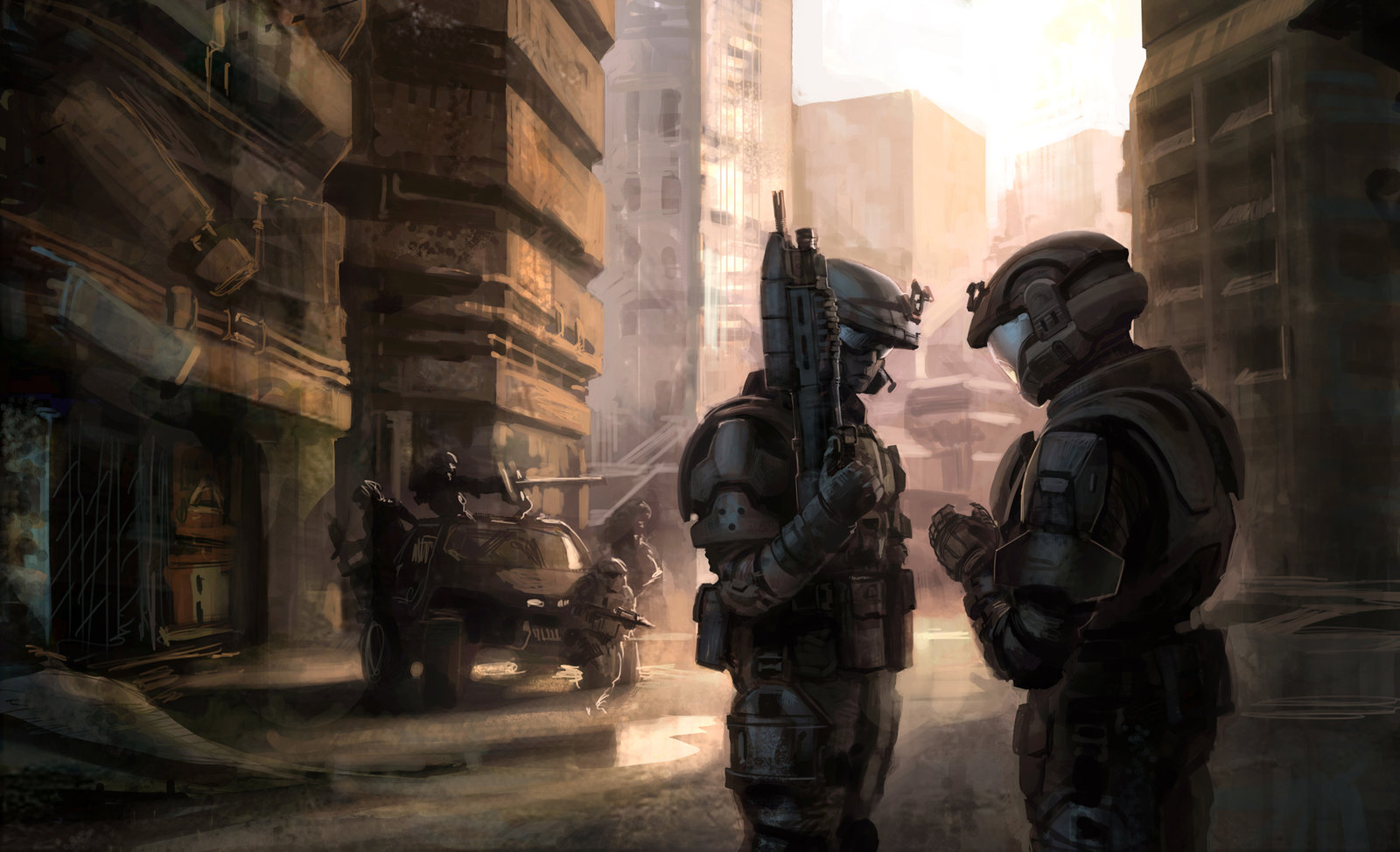 Artstation Halo 3 Odst Iterations Isaac Hannaford