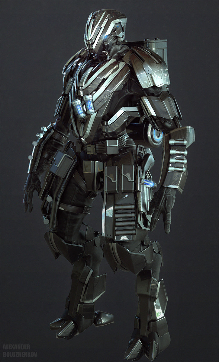 ArtStation - 3d concept sketches Alien-Hunters series