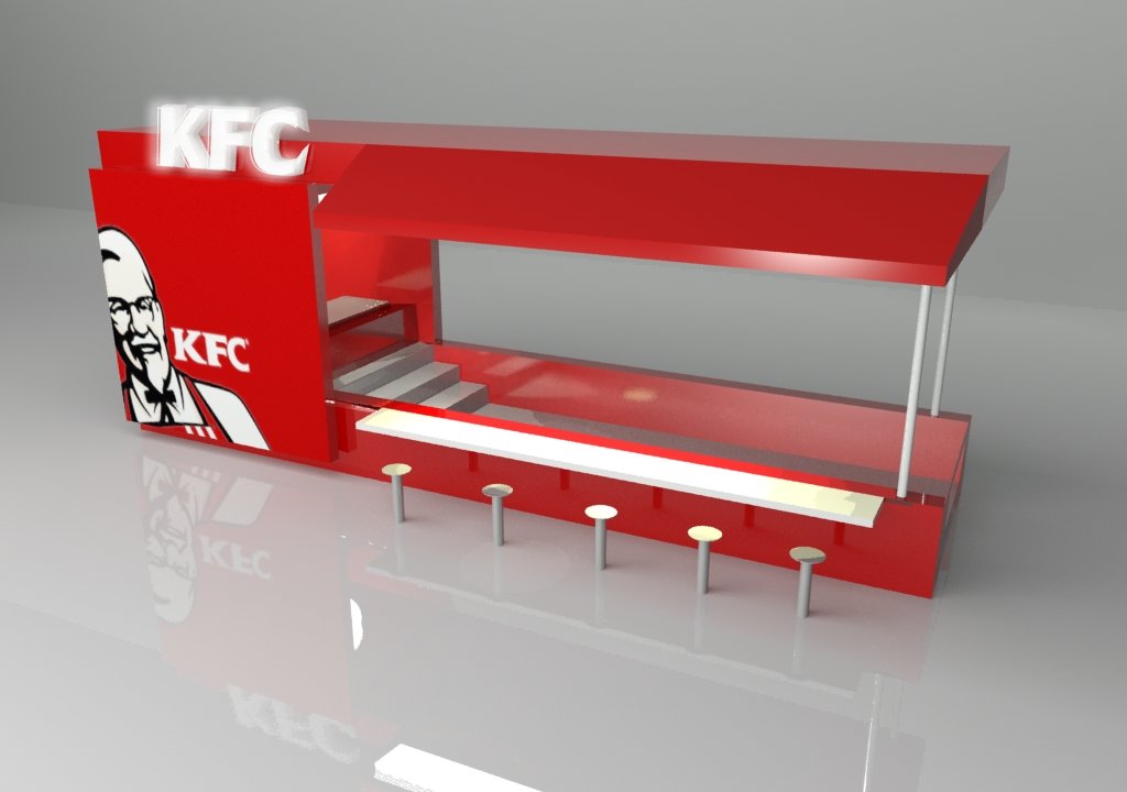 ArtStation KFC Stand