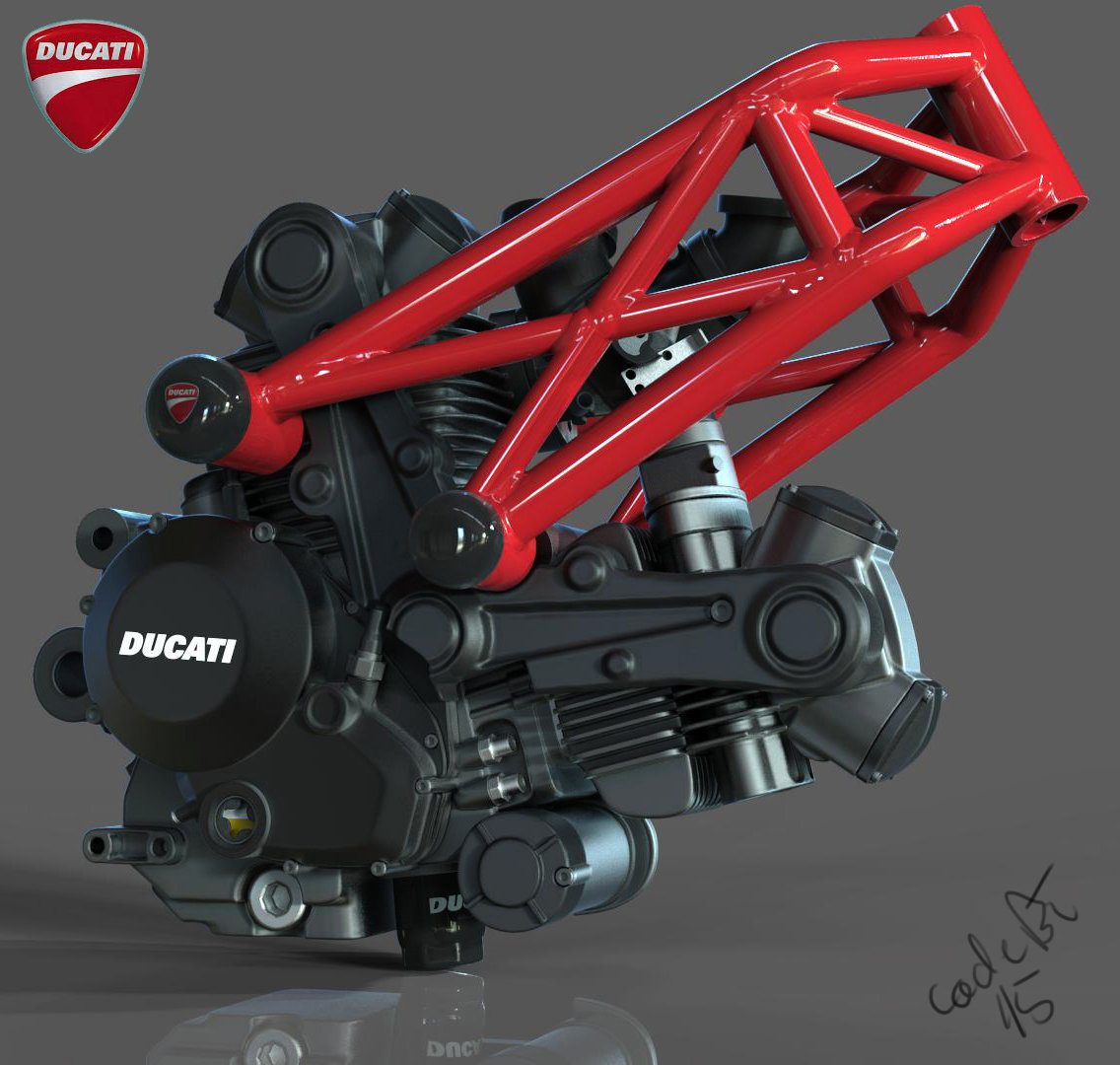 ArtStation - Ducati Engine