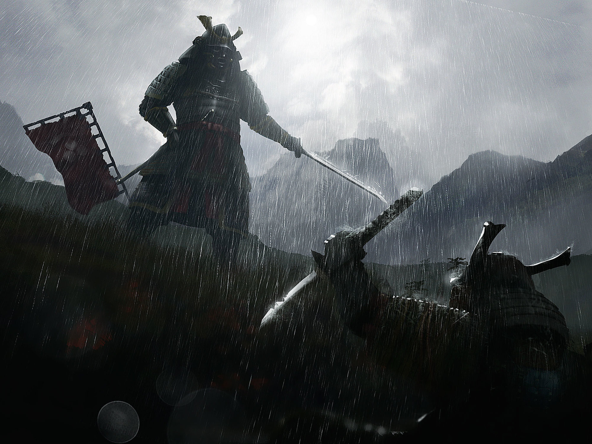 Nicolas Chacin Artwork - Samurai surrender