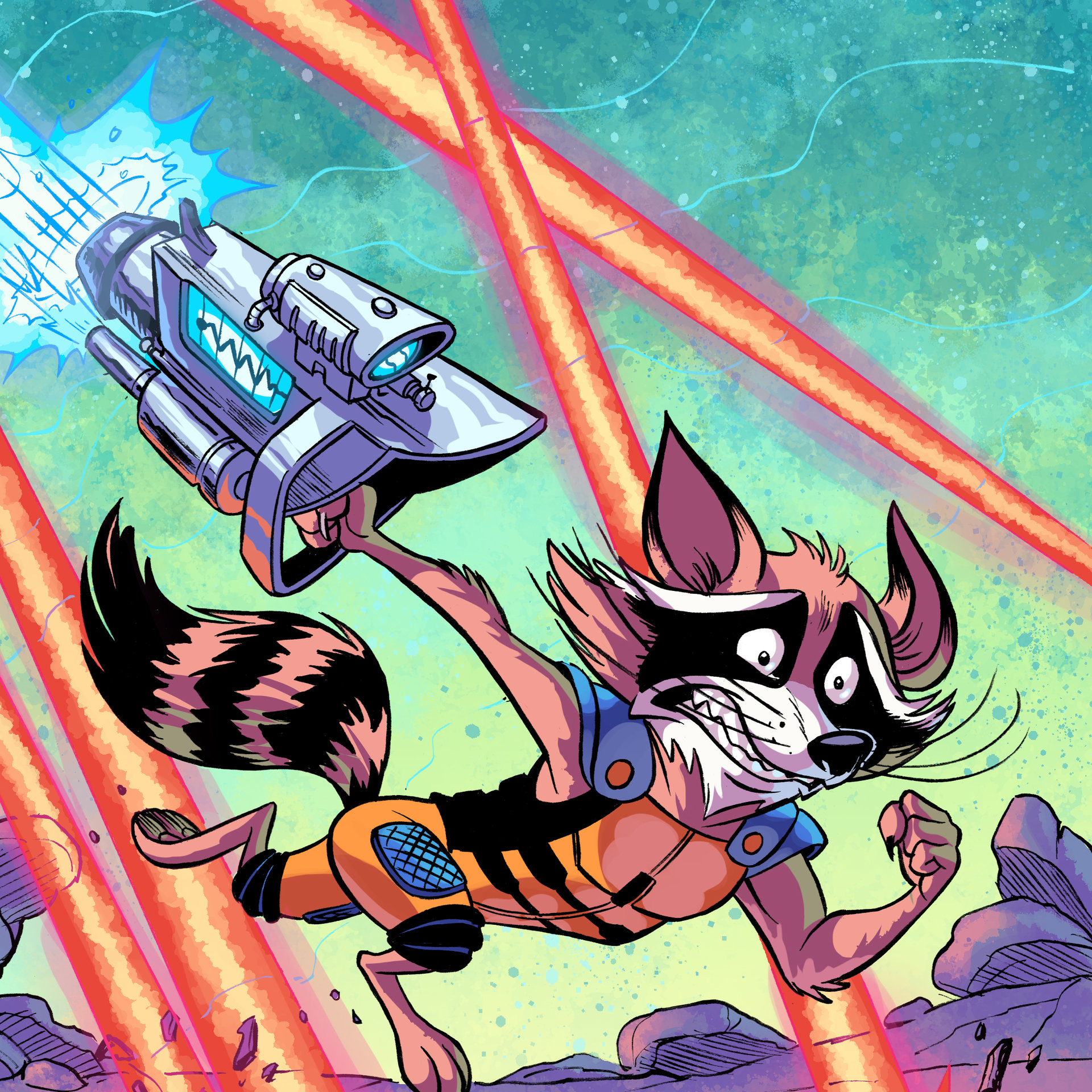 ArtStation - Rocket Raccoon