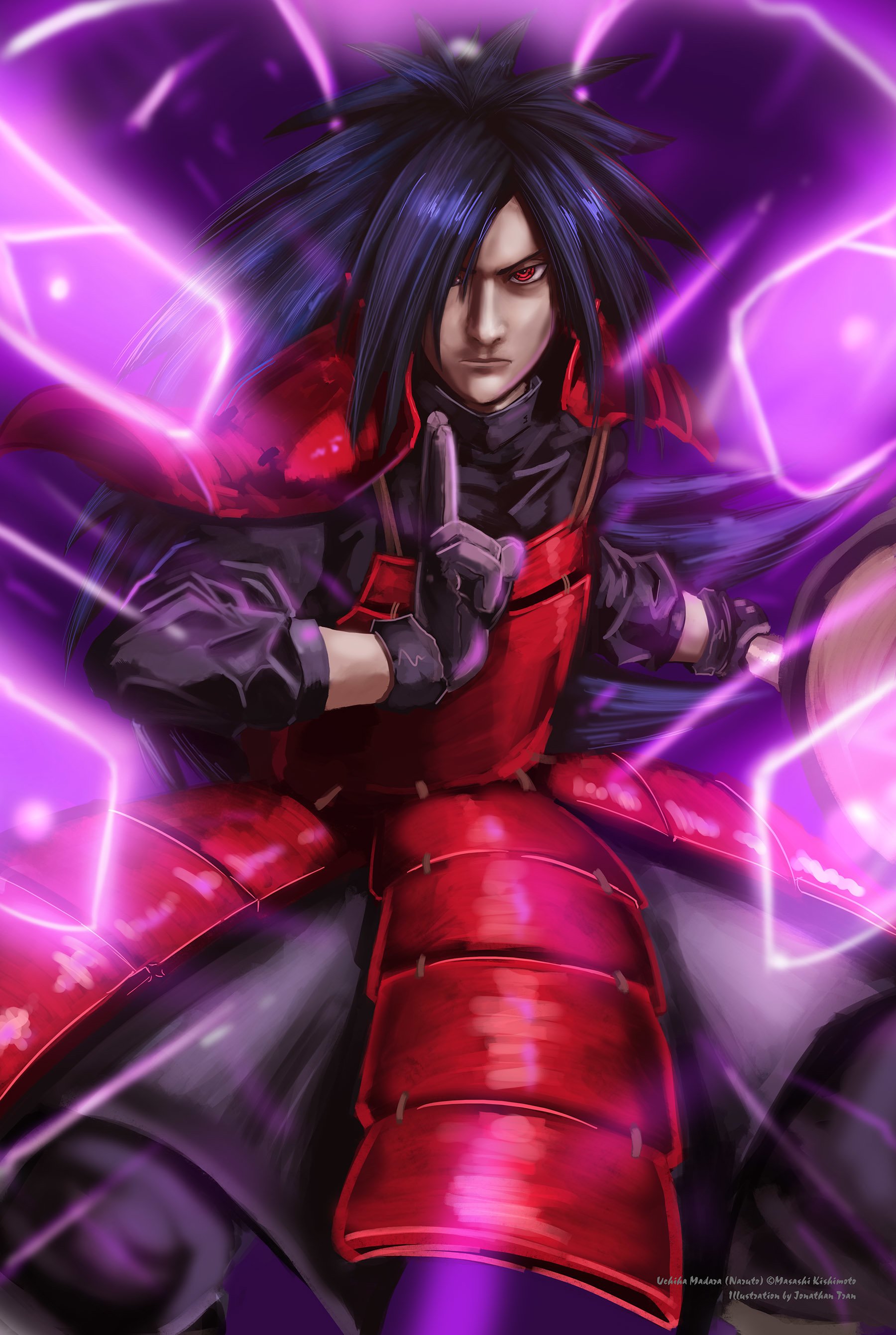 ArtStation - Fan art - Uchiha Madara Jonathan Tran