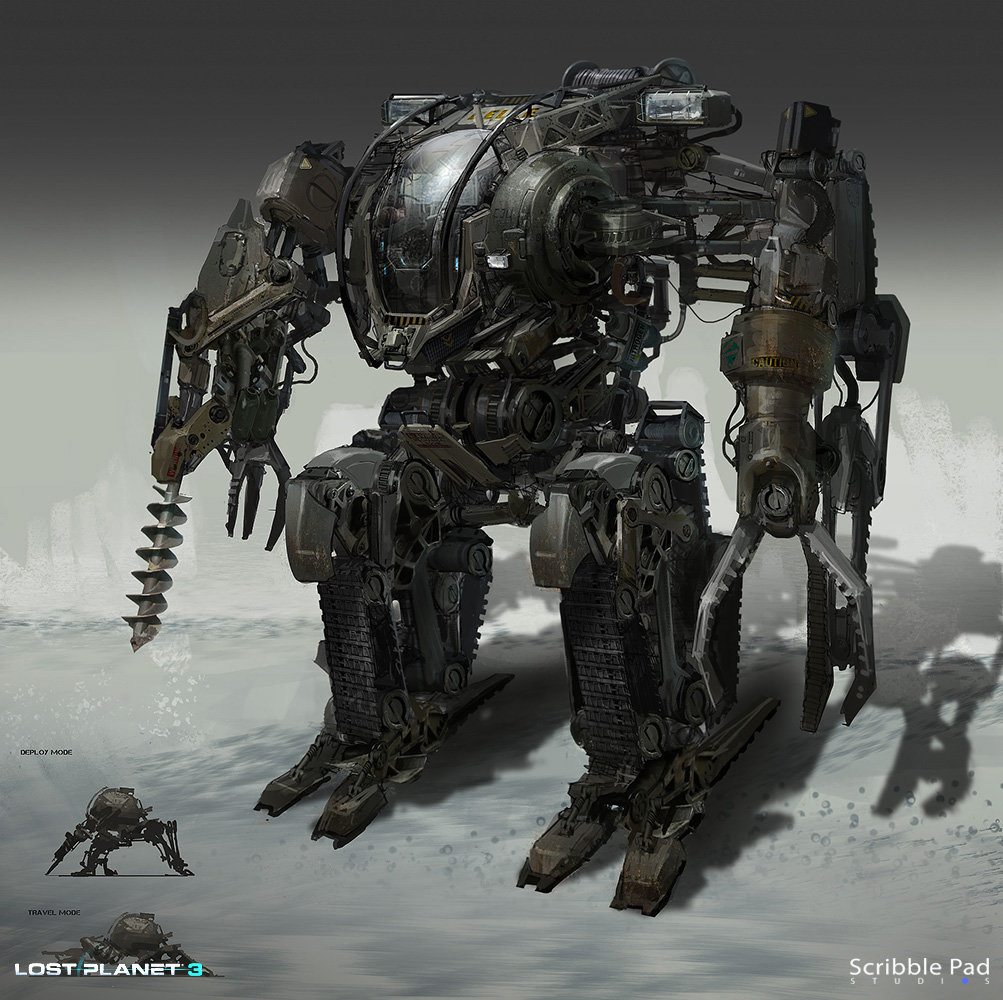 ArtStation - Lost Planet 3 - Mech Design