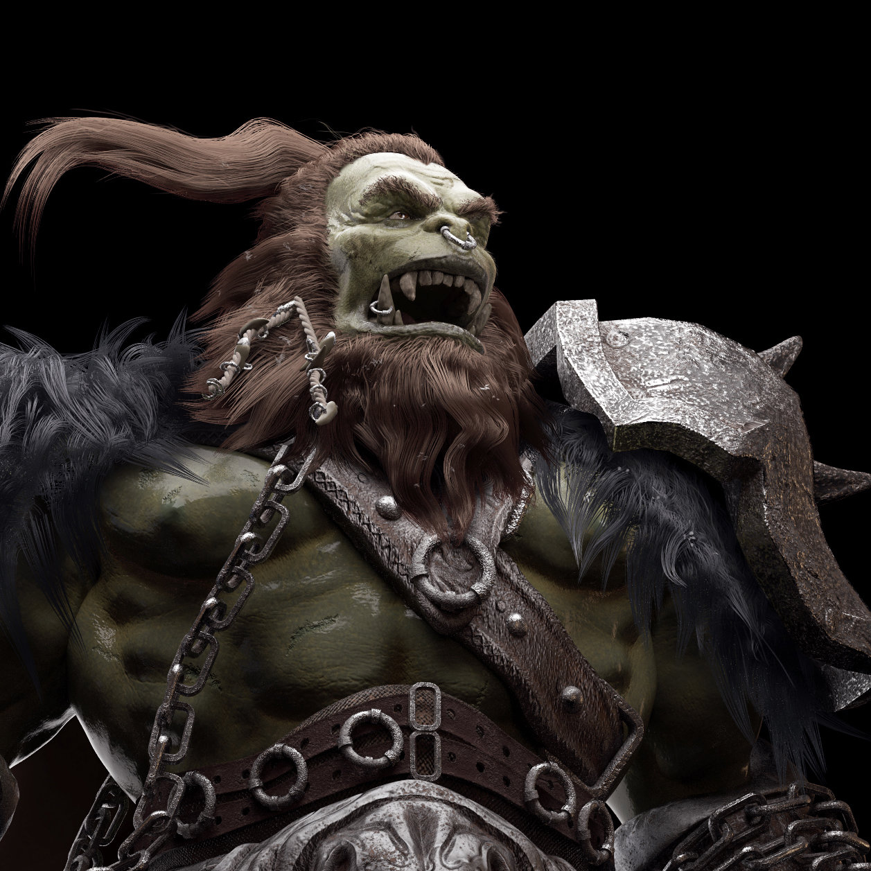 ArtStation orc king