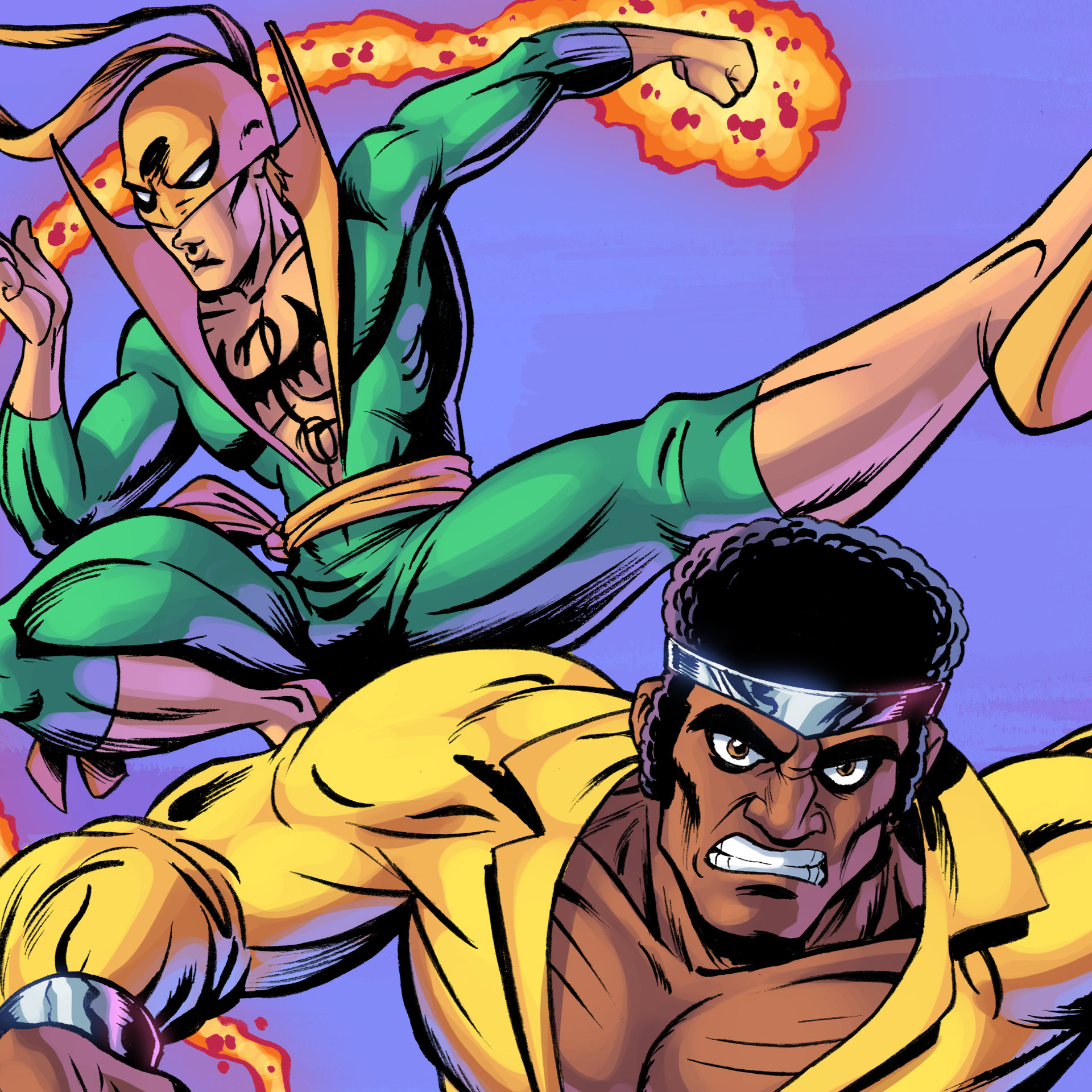 Primerias imagens de 'Iron Fist' e 'Luke Cage