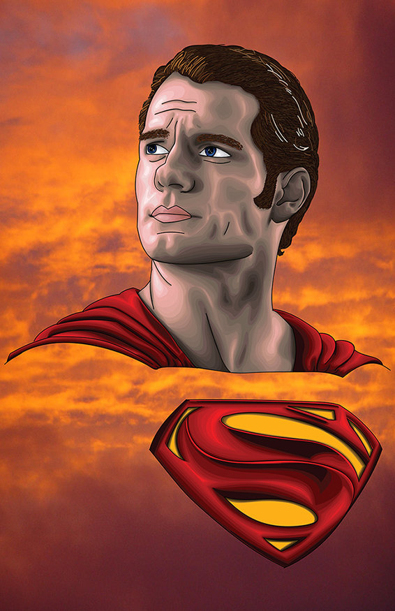 ArtStation - The best Superman is the great Henry Cavill.