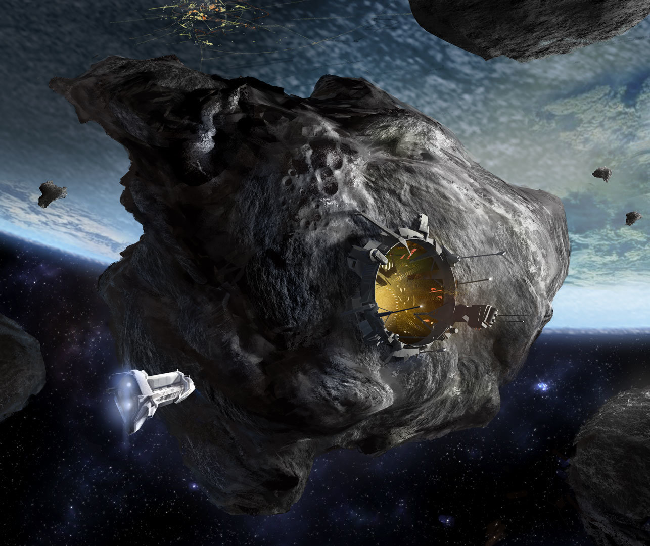 Asteroid Mining Base