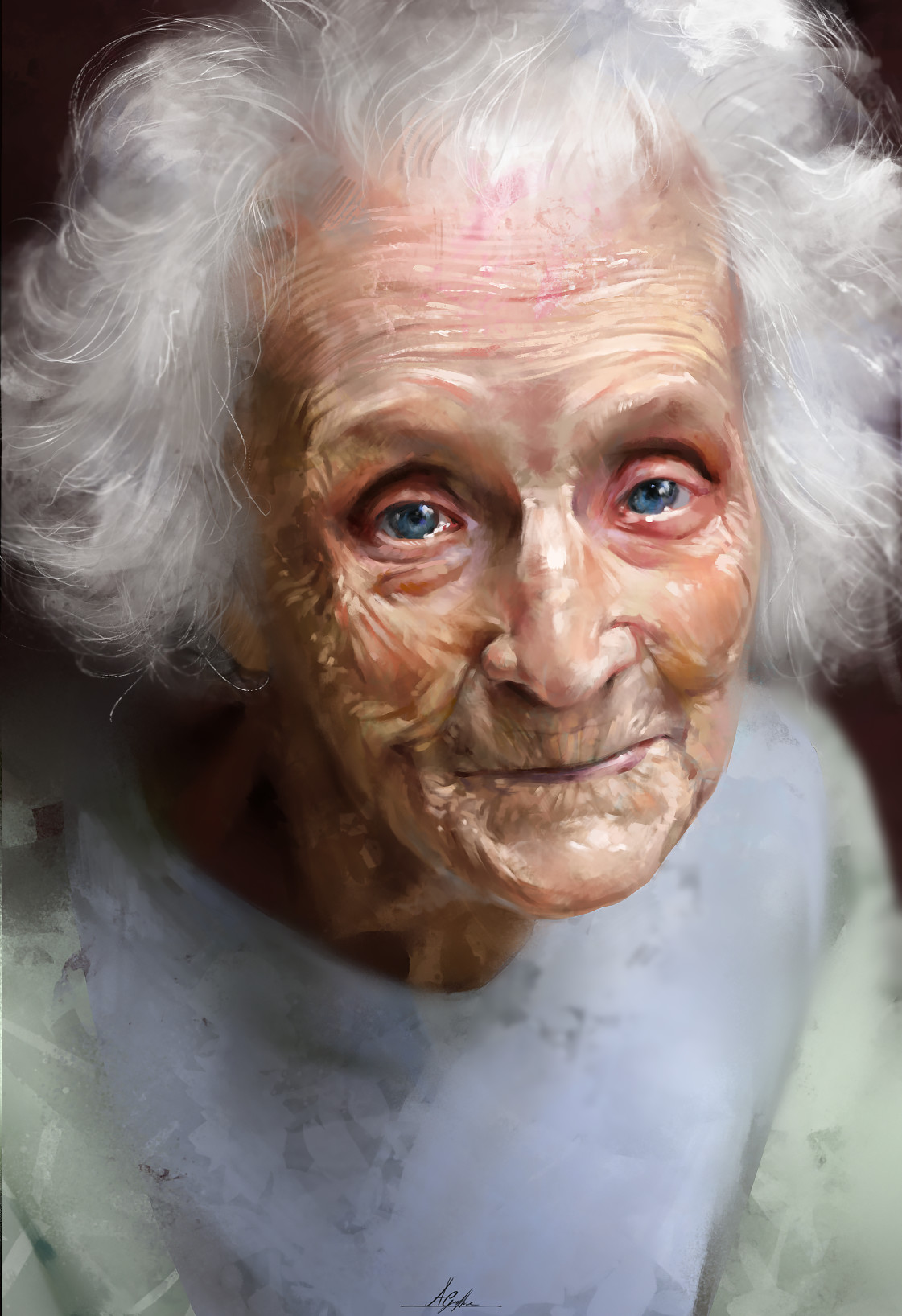 ArtStation - Portrait Study of an Older Woman