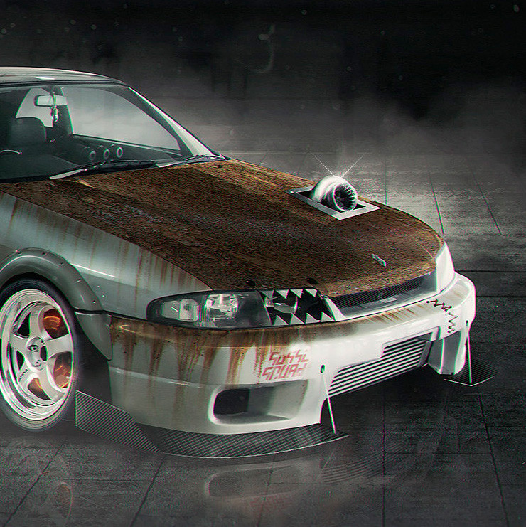 Skyline r33 дрифт