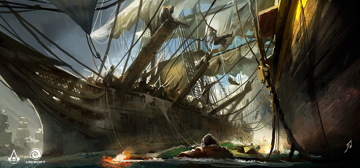 Artstation Assassins Creed Iv Black Flag Gameplay Concept 1058