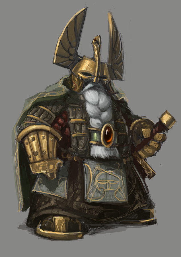 Dwarf Warrior Sketch