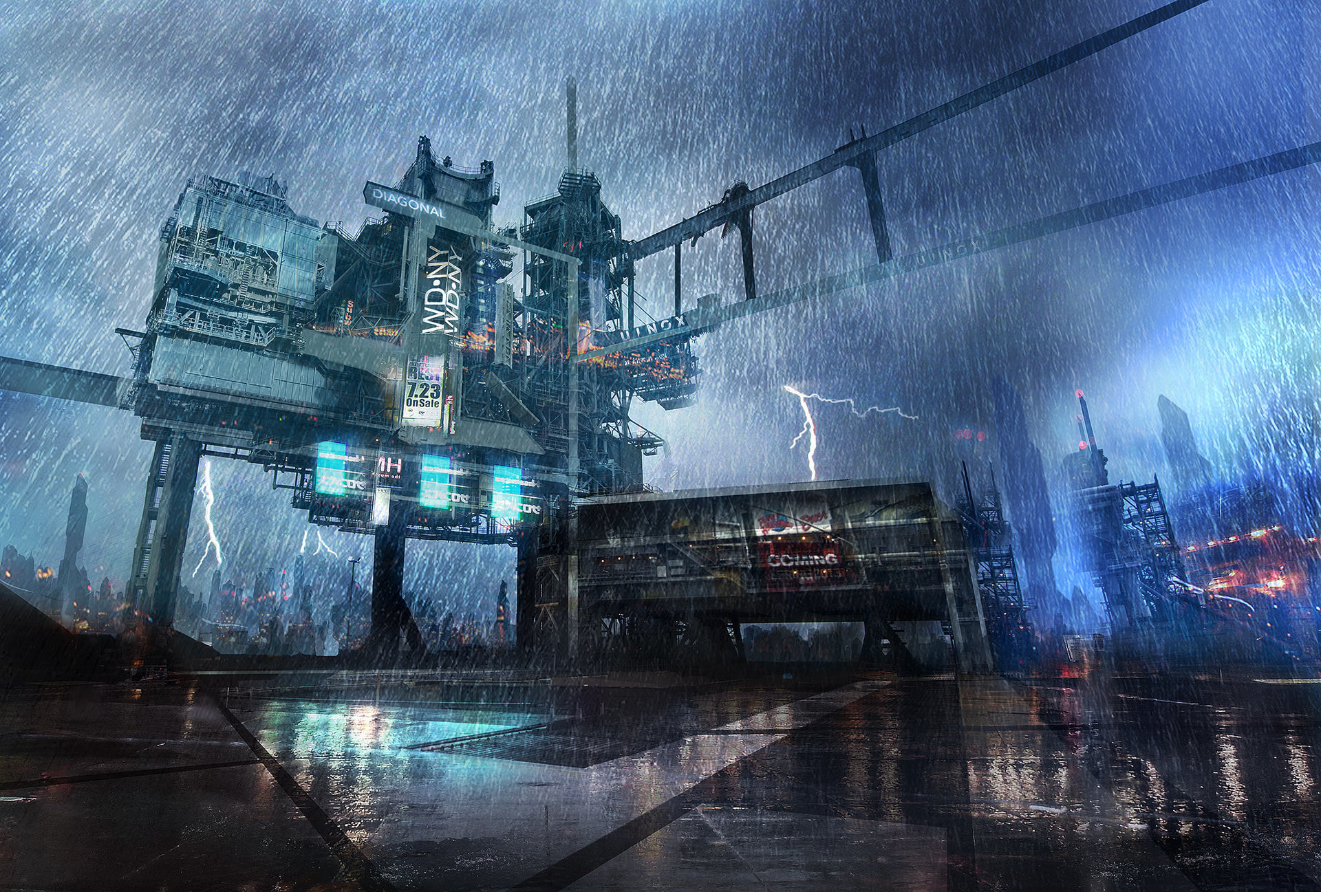 ArtStation - Rainy day