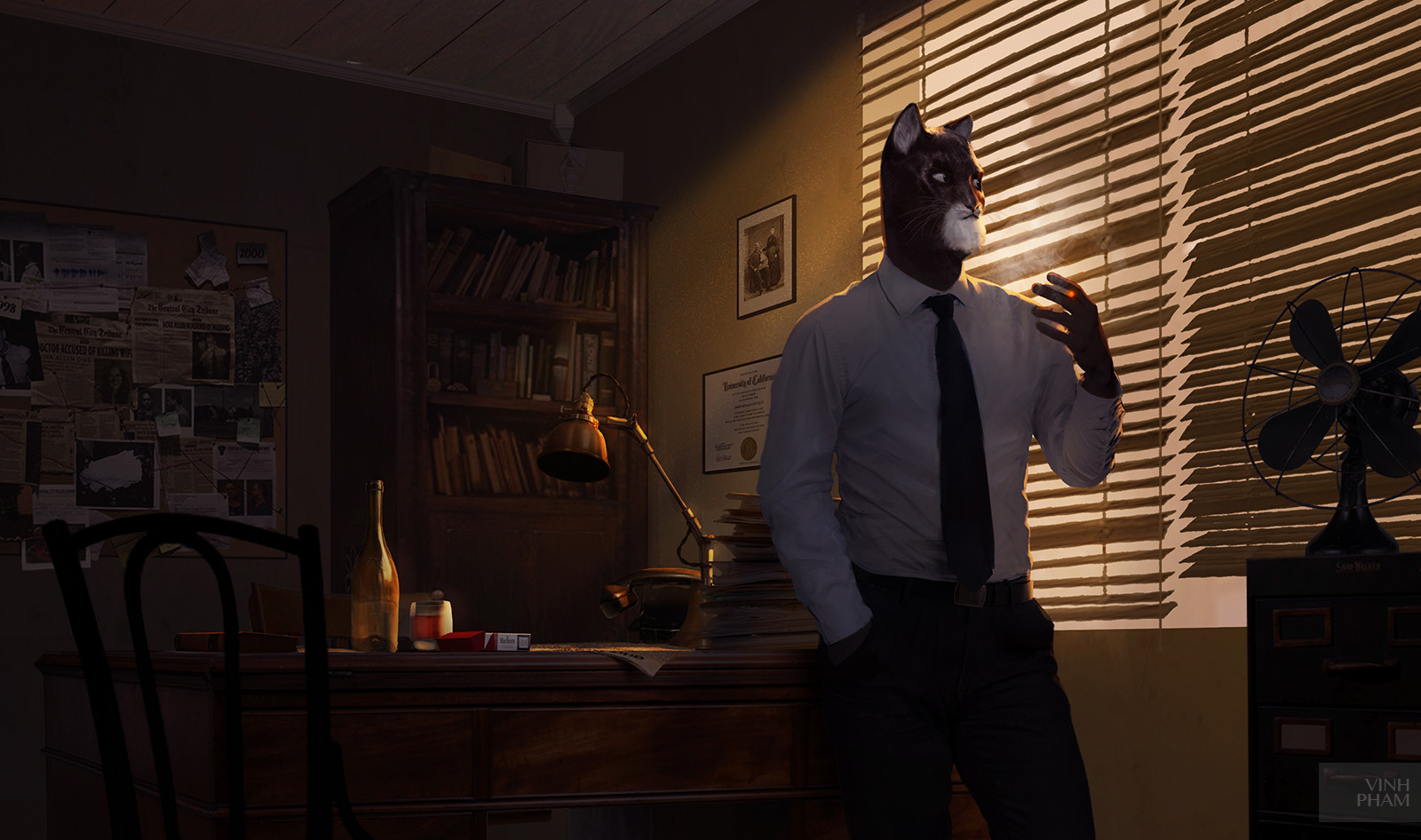 ArtStation - Blacksad - Fan Art