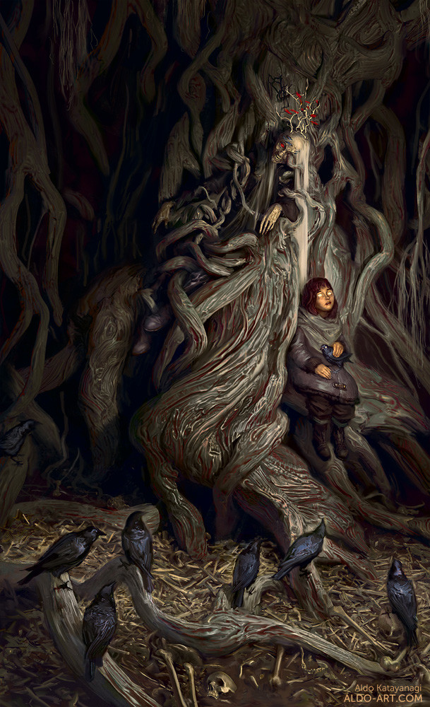ArtStation Three Eyed Crow ASOIAF/Game of Thrones