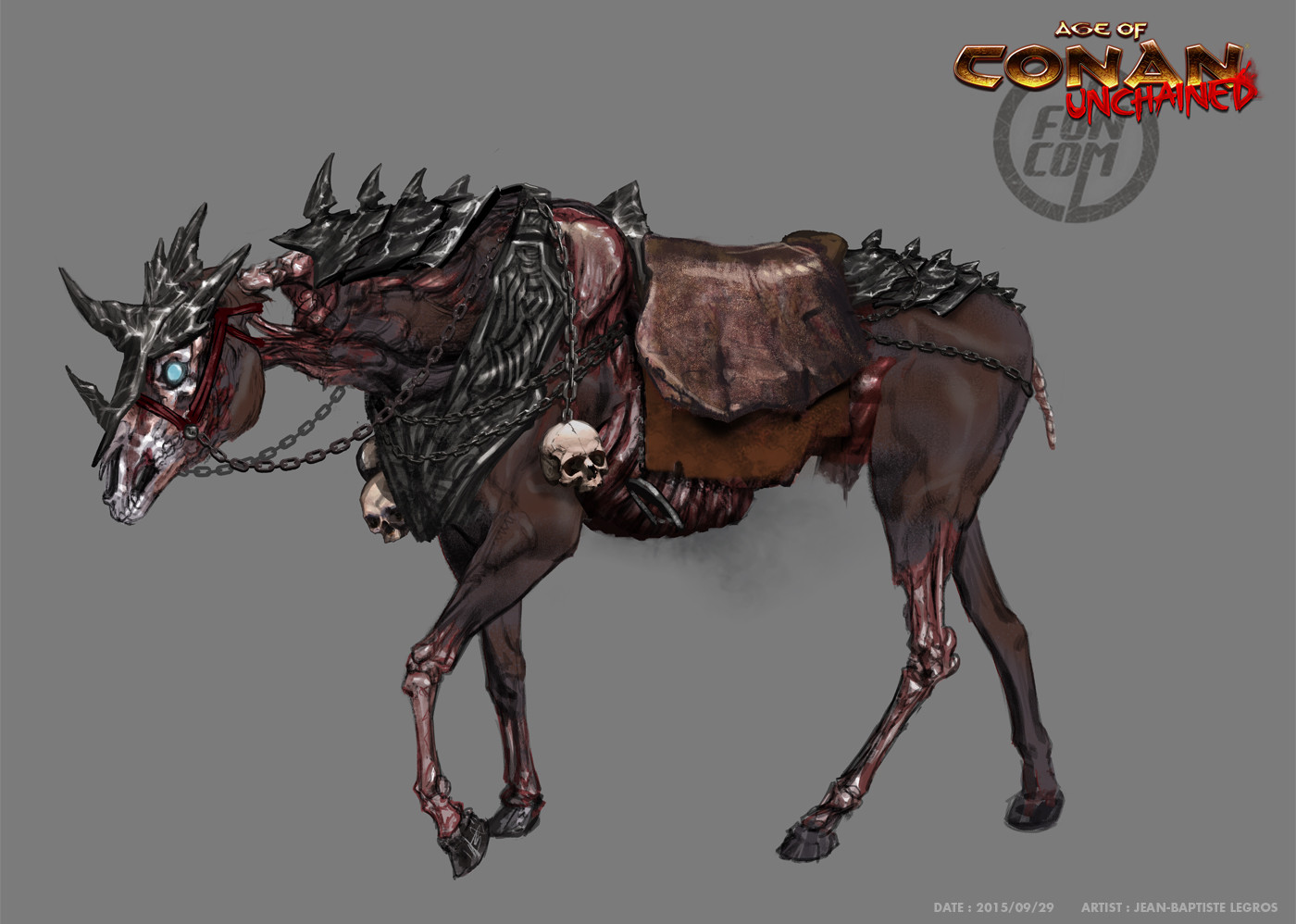 ArtStation - AoC - Zombie horse