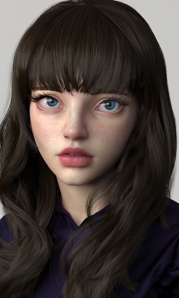 ArtStation - girlface_render