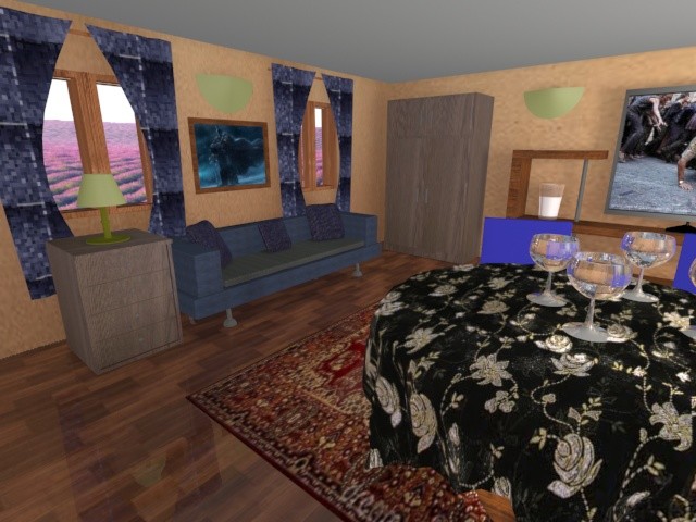 ArtStation - Interior/Exterior Day/Night Scene