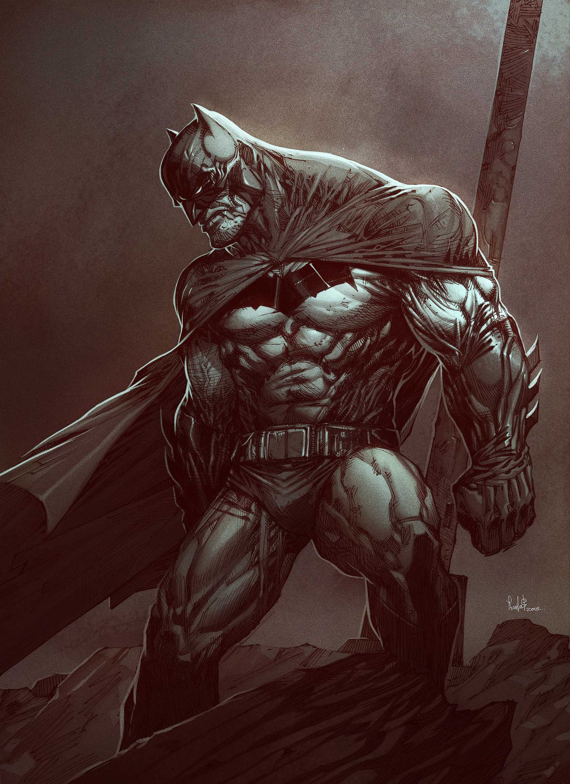 Batman Concept Art Dark