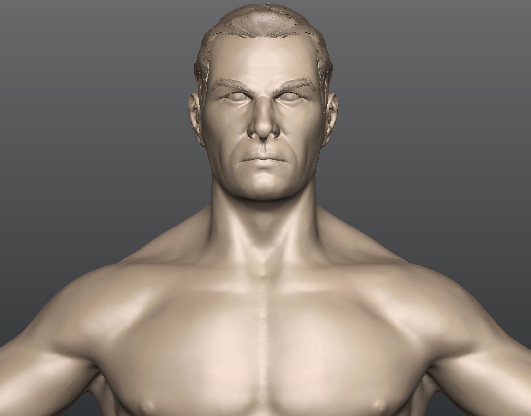 ArtStation - Male Anatomy Study