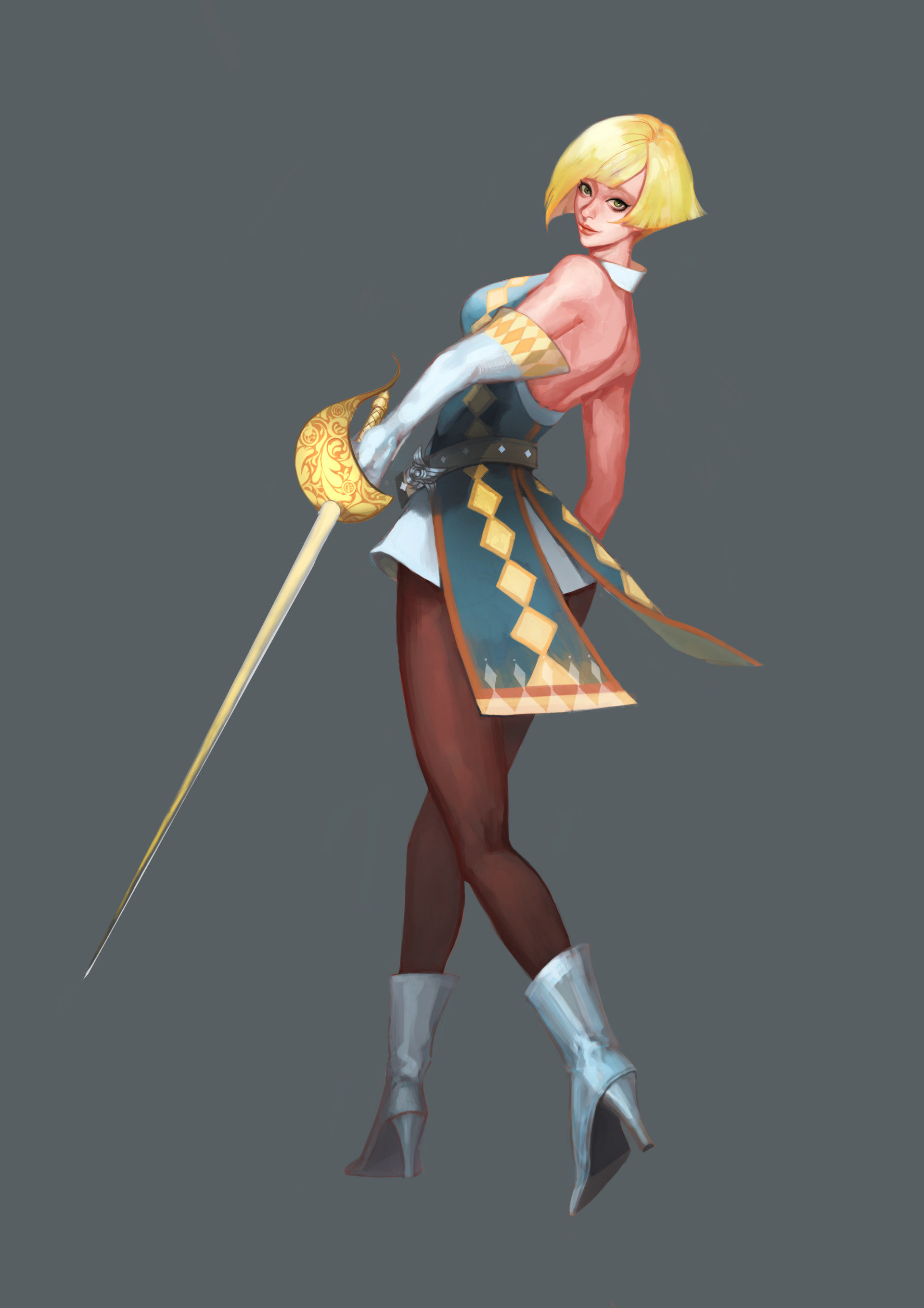 ArtStation - Rapier girl