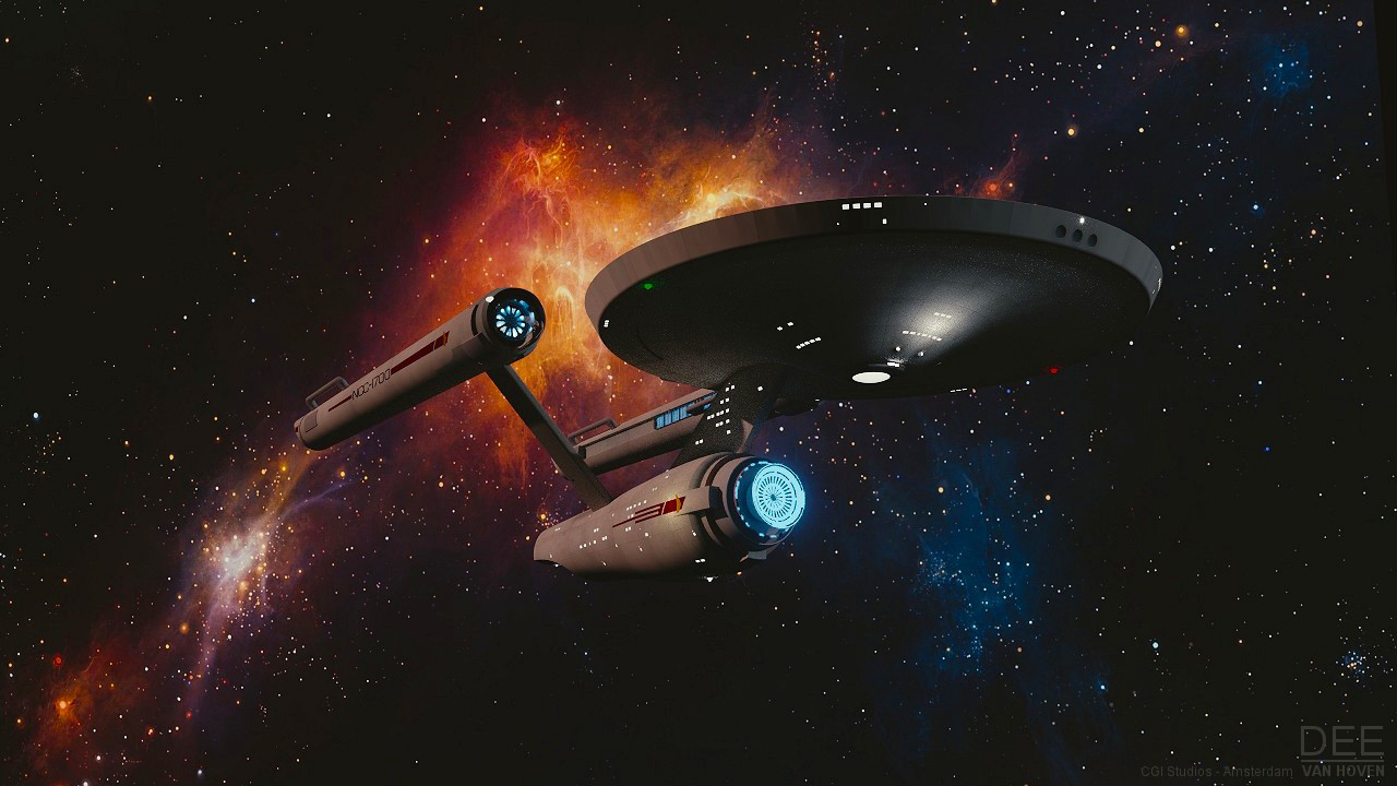 ArtStation - USS Enterprise 1701 Blender 3D